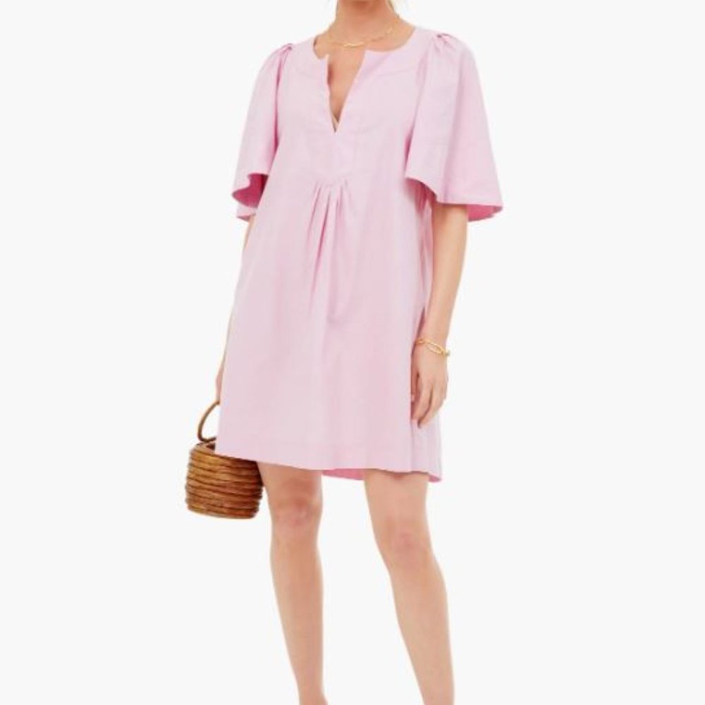 Tuckernuck Pomander Place Lilac Finley Flutter Sleeve Dress Brand New